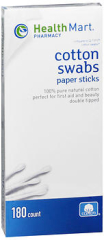 Health Mart Cotton Swabs Paper Sticks