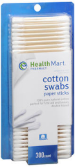 Health Mart Cotton Swabs Paper Sticks