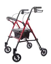 Rollator A S Red Ret Mrt413Arr