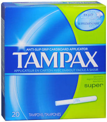 Tampax Tampons Super Absorbency 20 EA