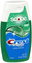 Crest Complete Multi-Benefit Fluoride Toothpaste + Scope Liquid Gel Minty Fresh