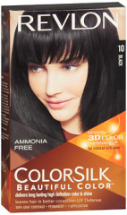 Revlon Colorsilk Beautiful Color Permanent Hair Color 10 Black