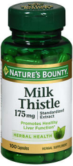 Nature'S Bounty Milk Thistle 175 Mg Capsules