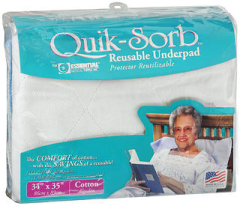 Essential Medical Supply Quik-Sorb Reusable Underpad 34X35"