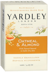 Yardley London Moisturizing Bath Bar Oatmeal & Almond