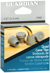 Guardian Quad Cane Tips 1/2"