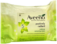 Aveeno Active Naturals Positively Radiant Makeup Removing Wipes