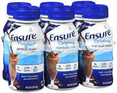 Ensure Original Nutrition Shakes Milk Chocolate