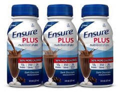 ENSURE  DARK CHOCOL  4X8OZ CS6