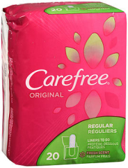 CAREFREE Original Liners to Go Regular Fresh Scent