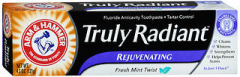 ARM & HAMMER Truly Radiant Rejuvenating Toothpaste Fresh Mint Twist