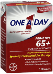 One-A-Day Proactive 65+ for Men & Women Multivitamin/Multimineral Tablets