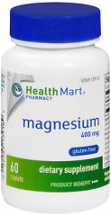 Health Mart Magnesium 400 mg Dietary Supplement Caplets