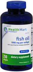 Health Mart Fish Oil 1000 mg Dietary Supplement Softgels