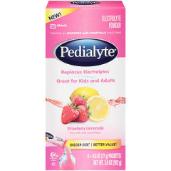 PEDIALYTE PWD STRW LEM 17G CS6