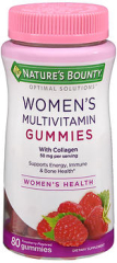 Nature's Bounty Optimal Solutions Women's Multivitamin Gummies Raspberry Flavored