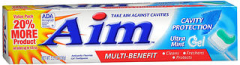 Aim Anticavity Fluoride Gel Toothpaste Ultra Mint