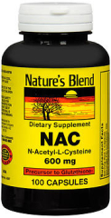 Nature's Blend NAC 600 mg Capsules