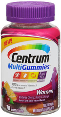 Centrum MultiGummies Women Natural Cherry, Berry & Apple