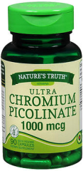 Nature's Truth Ultra Chromium Picolinate 1000 mcg Quick Release Capsules