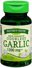 Nature's Truth High Strength Odorless Garlic 1200 mg Quick Release Softgels