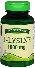 Nature's Truth L-Lysine 1000 mg Coated Caplets