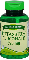 Nature's Truth Potassium Gluconate 595 mg Caplets