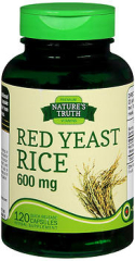 Nature's Truth Red Yeast Rice 600 mg Quick Release Capsules