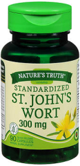 Nature's Truth Standardized St. John's Wort 300 mg Quick Release Capsules