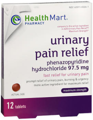 Health Mart Pharmacy Urinary Pain Relief Tablets 12 TB