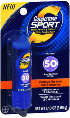 Coppertone Sport Sunscreen Lip Balm/Skin Protectant SPF 50