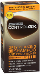 JUST FOR MEN ControlGX Grey Reducing 2 in 1 Shampoo and Conditioner