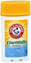 ARM & HAMMER Essentials Deodorant with Natural Deodorizers Clean