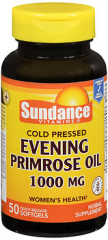 Sundance Vitamins Evening Primrose Oil 1000 mg Softgels