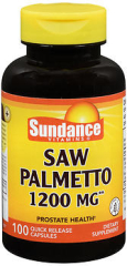 Sundance Vitamins Saw Palmetto 1200 mg Capsules