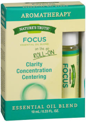 Nature's Truth On the Go Essential Oil Blend Roll-On Focus