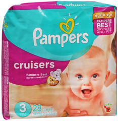 Pampers Cruisers Diapers Size 3 16-28 lb