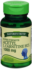 Nature's Truth Acetyl L Carnitine HCL 1000 mg Quick Release Capsules