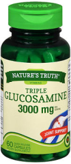 Nature's Truth Vitamins Triple Glucosamine 3000 mg Quick Release Capsules