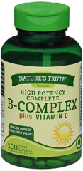 Nature's Truth B-Complex plus Vitamin C Vitamin Supplement Caplets