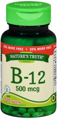 Nature's Truth B-12 500 mcg Tablets