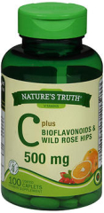 Nature's Truth C 500 mg Plus Bioflavonoids & Wild Rose Hips Vitamin Supplement Caplets