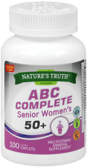 Nature's Truth ABC Complete Senior Women's 50+ Coated Caplets