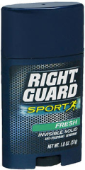 Right Guard Sport Anti-Perspirant Deodorant Invisible Solid Fresh