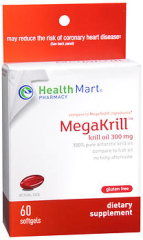 Health Mart MegaKrill Krill Oil 350 mg Softgels