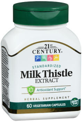 21st Century Standardized Milk Thistle Extract Vegetarian Capsules