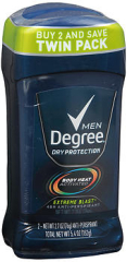 Degree Men Dry Protection Anti-Perspirant Extreme Blast Twin Pack