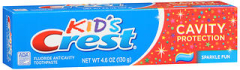 Crest Toothpaste Kids' Cavity Protection Sparkle Fun Flavor