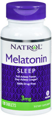 Natrol Melatonin 3 mg Tablets