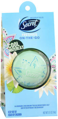 Secret Freshies On-the-Go Antiperspirant/Deodorant Invisible Solid Cool Waterlily